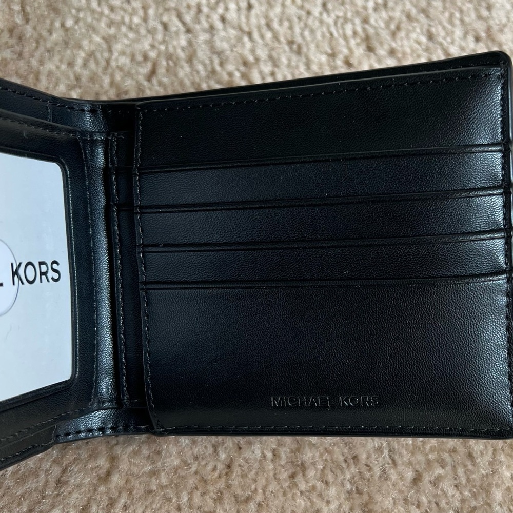 Michael Kors Men's Billfold with Passcase Wallet Black - Picture 5 of 7